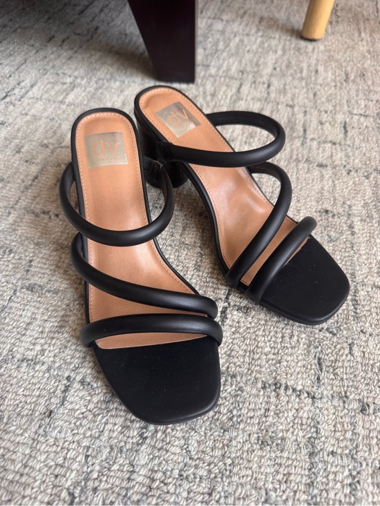 Dolce Vita Shoes - Dolce Vita Womens Myla Black Sandals Size 9 Medium (B, M)